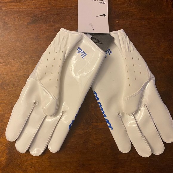 Nike Vapor Jet NCAA UCLA Bruins Jordan Receiver Football Gloves DX5183-153 XXXXL - Picture 2 of 5
